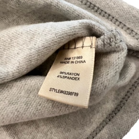 BUNDLE 3 FOR $18- NWT Inspired Hearts Grey Sweatshirt Off Shoulder Junior MED - Picture 12 of 12